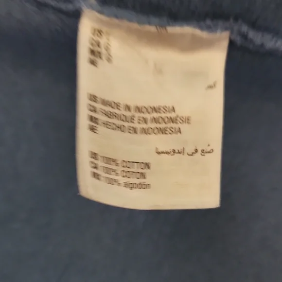 Women's Blue Open Front Cardigan - Picture 6 of 6